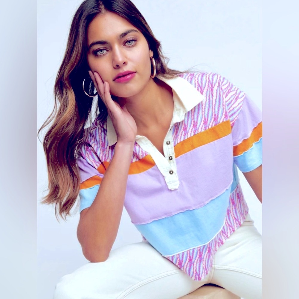 NWOT Free People • We The Free • Bella Polo XL